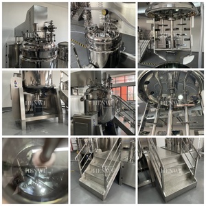 Henwi 200L baume à lèvres avec SPF médicamenteux bouche Gel crème savon lavage liquide mélange réservoir faisant la machine et chauffage sous vide émulsifiant - Product Image 5