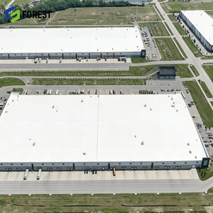 Structure de charpente préfabriquée en acier modulaire pour entrepôt industriel à grande portée, pour l'assemblage de machines et les terminaux - Product Image 1