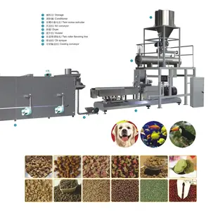 Máquina extrusora automática de pellets pequeños para perros, alimentos para animales, soja y maíz, alimentos para peces, pellets