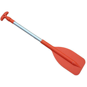 カヤックカヌーラフトパドルシャフトプラスチックブレードフィッシングカヌーパドルアルミニウム伸縮パドル - Product Image 1