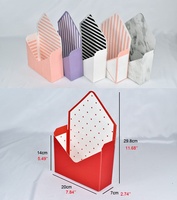 CSMD Fabricants Chinois En Gros Dossiers Marbre Conception Enveloppe Fleur Carton Présentoir Boîtes pour Mères Saint Valentin