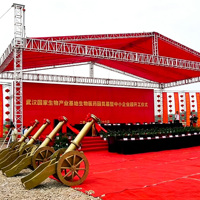 Support de truss d'installation robuste et léger, auto-assemblable, couleur argent, pour DJ et concerts