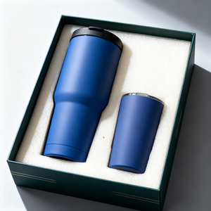 Vaso Térmico de Acero Inoxidable de 20oz/30oz con Tapa Magnética, Diseño Original para Viajes, Juego de Tazas de Café para Auto - Product Image 1