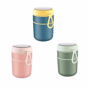 Lonchera Portátil para Estudiantes, Sellada, de Acero Inoxidable 304, Taza para Sopa Apta para Microondas, de Alta Calidad, Fácil de Limpiar, 300ml-1500ml, Rosa, Personalizable - Product Image 2