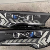Mise à niveau vers des phares avant de style laser LED avec fonction dynamique Plug and Play pour Audi Q7 2020-2023