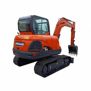 รถขุดขนาดเล็ก 5.5 ตัน มือสอง Doosan DX55 คุณภาพสูง รถขุดตีนตะขาบ Doosan DH55 dx55 มือสอง ราคาโรงงาน - Product Image 1