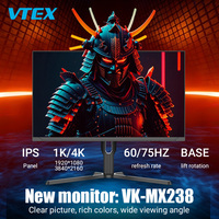 Moniteur LCD de jeu économique à écran IPS de 23,8, 27 ou 32 pouces, 100 Hz, avec support réglable en hauteur et rotatif, design de style nouveau