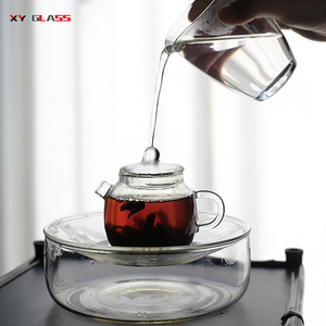 <span class=keywords><strong>Tetera</strong></span> de vidrio de borosilicato, diseño separado, regalo exquisito, resistente al calor - Product Image 6