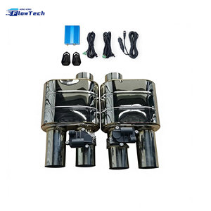 Silencieux d'échappement électrique en acier inoxydable haute performance avec soupape à commande à distance de 2,5 pouces et 3 pouces, universel pour voiture - Product Image 1