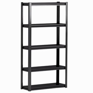 Morgie Venta caliente garaje casa almacén de hierro de metal rack sin tornillos blanco estantes de almacenamiento - Product Image 1