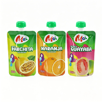 Pochette souple personnalisée en PET brillant de qualité alimentaire avec bec verseur et bouchon, pour jus de fruits, boissons et emballages liquides, fabriquée en Chine
