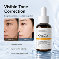 Sérum Visage Éclaircissant et Unifiant OEM/ODM 7% VC Lumi Activator avec Acide Azélaïque et Acide Kojique pour un Teint Lumineux 30ml