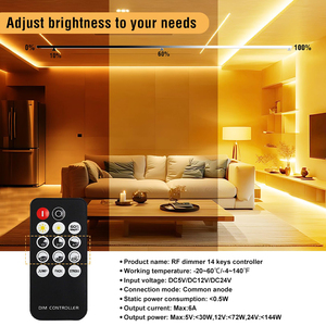 ESann-controlador de atenuación de tira Led RF, para FCOB 3014, 5630, 5730, 3528, 14 teclas - Product Image 3