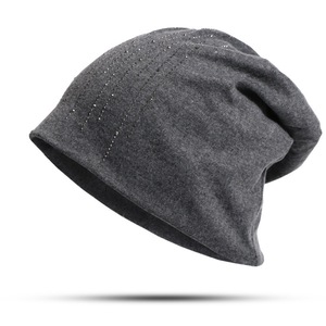 Offre Spéciale Logo personnalisé doux tricot 100% <span class=keywords><strong>coton</strong></span> mode femmes <span class=keywords><strong>bonnet</strong></span> d'hiver avec personnage dessin animé strass Ski chapeau - Product Image 6