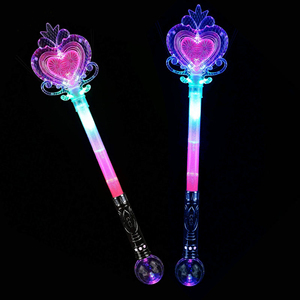 Baguette Magique Lumineuse LED Multicolore Portable en ABS, Modèle Papillon Féerique, Inspirée des Bâtons Lumineux Néon, Unisexe - Product Image 5