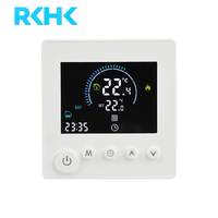 Termostato Inteligente WiFi RKHK 16a para Calefacción por Suelo Radiante, Control Remoto con Aplicación Tuya, Control por Voz, Pantalla Táctil LCD