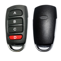 Control Remoto Duplicador de 4 Botones RF 433MHz 1527 con Código de Aprendizaje para Puerta de Garaje