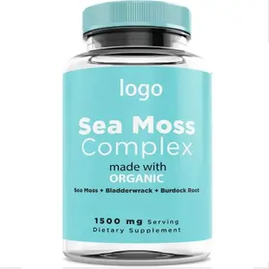 Irish Sea Moss Lieferant Vegetarier Blade rwrack Kletten wurzel Apfel essig Sea Moss Gummis