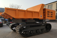 Mini-dumper sur chenilles LXYS-11 de 1 tonne pour la construction et l'agriculture