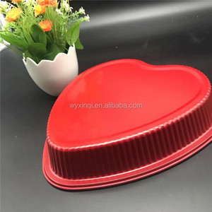 Forma <span class=keywords><strong>de</strong></span> corazón pastel <span class=keywords><strong>de</strong></span> molde Diy revestimiento <span class=keywords><strong>de</strong></span> <span class=keywords><strong>cerámica</strong></span> sartén para hornear Pan - Product Image 2
