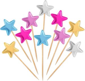 Wholesale Reusable Eco-Friendly Acrylic Birthday Cake Topper <b>Sets</b> 50 Pcs/bag <b>Baking</b> Home Party Supplies - Product Image 1