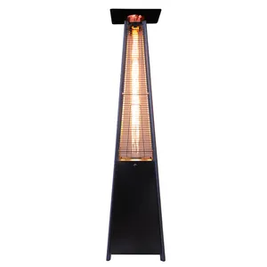 High Quality Modern Pyramid Patio Movable Outdoor Big Power Heaters Gas Patio Heater