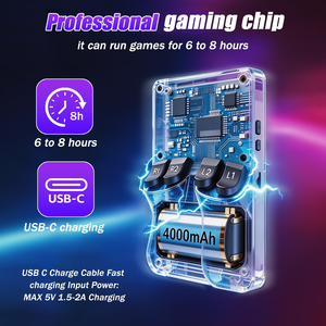 R36คอนโซลเกมมือถือสูงสุดหน้าจอ4นิ้ว64G คอนโซลเกมมือถือแบบคลาสสิกย้อนยุคแบบพกพาคอนโซลวิดีโอเกมสำหรับ PSP คอนโซล R36S - Product Image 5