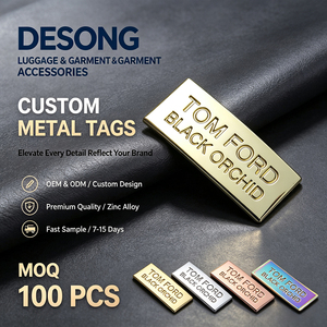 Étiquettes de vêtements en métal découpées au laser et gravées sur mesure, plaques logo écologiques faites à la main, accessoires vestimentaires pour jeans et sacs - Product Image 1