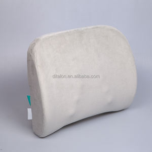 メモリフォームバックレストクッションオフィスチェア用カーシート腰椎サポート調整可能枕人間工学的デザイン - Product Image 2