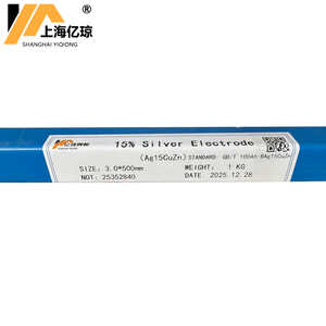 15%<strong>Silver</strong> Copper Zinc <strong>Silver</strong> <strong>Welding</strong> <strong>Rod</strong> 15% <strong>Silver</strong> Base Alloy Brazing <strong>Rod</strong> 15% Low <strong>Silver</strong> <strong>Welding</strong> <strong>Rod</strong> Factory Direct Sale - Product Image 2