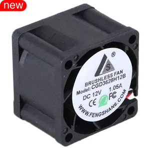 Delta 3628 36x36x28mm Mini Dc Brushless Ventilador De Refrigeração 12v 2/3/4-Pin Pwm Fg Pequeno Dc Ventilador Axial Industrial