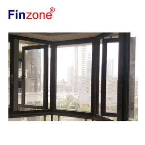 Không thấm nước cách âm gió kháng giá rẻ nhôm cửa sổ mái hiên cửa sổ - Product Image 1