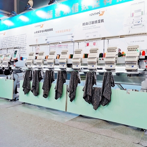 Yonthin China Cheap Sales Flat Garment Computer Embroidery Sewing Machine 8 Heads Price - Product Image 1