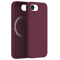 2025 nouvelle coque en silicone de haute qualité anti-chute avec doublure magnétique en microfibre anti-empreintes digitales étui de téléphone portable pour iPhone 16e