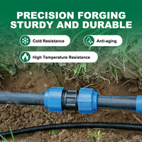 Tuyau d'irrigation goutte à goutte DAYU en PP de haute qualité, 16 mm, avec raccord à anneau de verrouillage pour système d'irrigation agricole