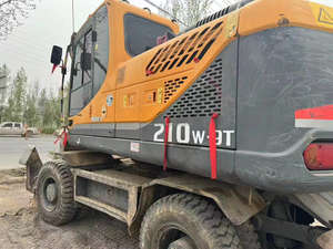 Excavadora De Ruedas Hyundai 210W-9 Usada Con Motor Cummins 210W 150W 225W 170W 60W Ruedas Excavadora De Varios Modelos Disponibles - Product Image 4
