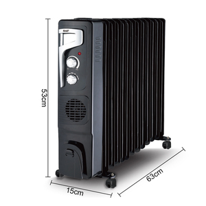 Calefactor de Radiador de Aceite RAF de 2900W con Calefacción Asistida por Ventilador, Cinco Ajustes de Velocidad y Diseño Portátil - Product Image 5