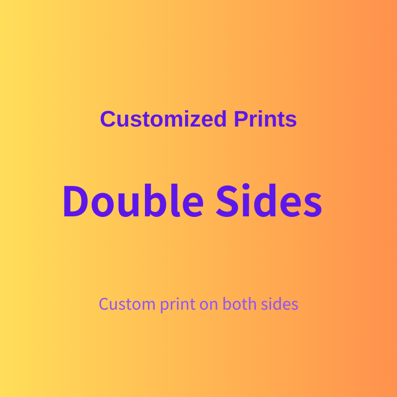 Impression personnalisée double face