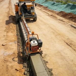 Machine à Bordures <span class=keywords><strong>en</strong></span> Béton à Coulée de Précision Crée des Bordures <span class=keywords><strong>en</strong></span> Béton Lisses et Uniformes - Product Image 6