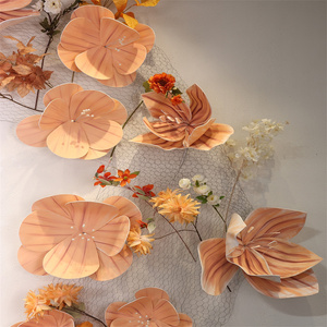 2024 gigante narciso in Organza 3D gigantesca festa del centro commerciale di nozze fiore di carta gigante - Product Image 2