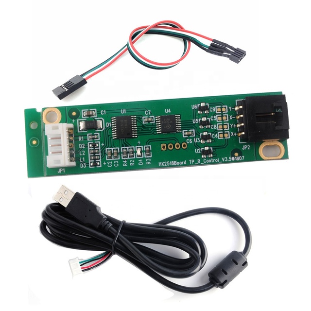 DIYmall 4 Wire Resistive USB Touchscreen Controller LCD Touch Screen Panel Touch Screen Driver Card with 1.0mm Cable