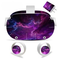 Autocollants pour lunettes VR Mate-Quest 2, autocollants pour console de jeu, autocollants pour contrôleur de casque