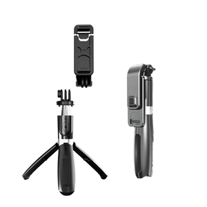 L02 Trípode de viaje Selfie Stick <span class=keywords><strong>para</strong></span> Teléfono Celular Soporte todo en 1 con control remoto inalámbrico Compatible con <span class=keywords><strong>iPhone</strong></span> y Android - Product Image 1