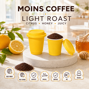 กาแฟสำเร็จรูปชนิดฟรีซดราย รสชาติคั่วอ่อน กลิ่นส้มสดชื่น บรรจุในแคปซูลแบบเสิร์ฟเดี่ยว เหมาะสำหรับโรงแรม ขายส่งจากโรงงาน - Product Image 1