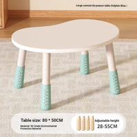 Table d'étude en bois réglable en hauteur avec design tendance pour l'apprentissage et la lecture à domicile des bébés et des enfants dans la salle d'étude