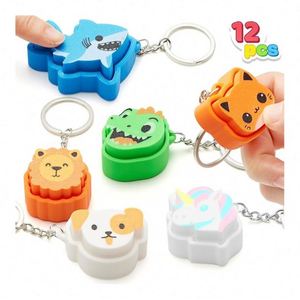 TOYSRUNNER รุ่นใหม่ล่าสุด พวงกุญแจฟิดเจ็ตสปินเนอร์ กลไกเฟืองหมุนสแตนเลส ดีไซน์น้ำหนักเบา โลโก้สั่งทำได้ รูปสัตว์สุดเทรนดี้ - Product Image 1