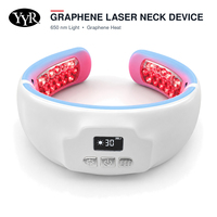 Appareil de bien-être pour le cou à laser 650 nm avec chauffage au graphène et batterie rechargeable, prix usine YYR