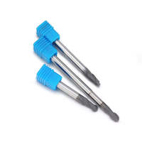 Fraise à double tranchant en carbure à 2 cannelures pour le fraisage de graphite, personnalisée OEM/ODM par le fabricant ZHY