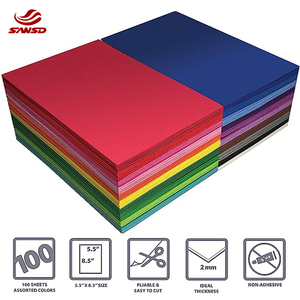 SSD Großhandels preis Schaum Schneid schaum platte 1mm <span class=keywords><strong>Foamiran</strong></span> 1mm 1,5mm 2mm dickes Eva-Schaumstoff blatt für Handarbeit - Product Image 3