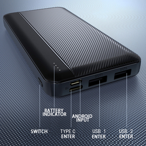 <span class=keywords><strong>20000mah</strong></span> Charge rapide avec lumière Portable ultra mince Power Bank 2USB Display Produits populaires 2025 Power Bank - Product Image 6